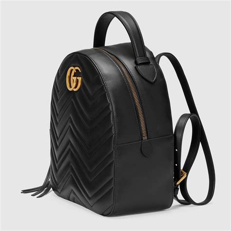 gucci marmont preta|Gucci Marmont backpack.